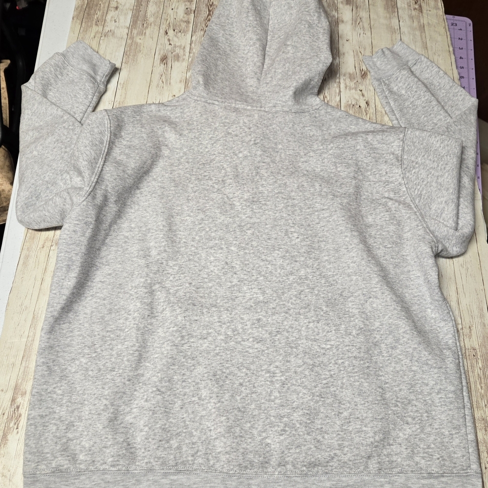 Disney Minnie Mouse Hoodie XXL Gray Embroidered Applique EUC - Picture 7 of 13